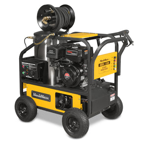 4000 PSI 4 GPM 15 HP E-Start Gas Engine Hot Water Pressure Washer with Hose Reel, HPW40D