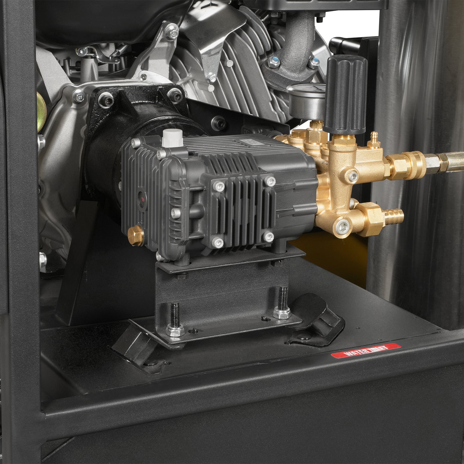 4000 PSI 4 GPM 15 HP E-Start Gas Engine Hot Water Pressure Washer with