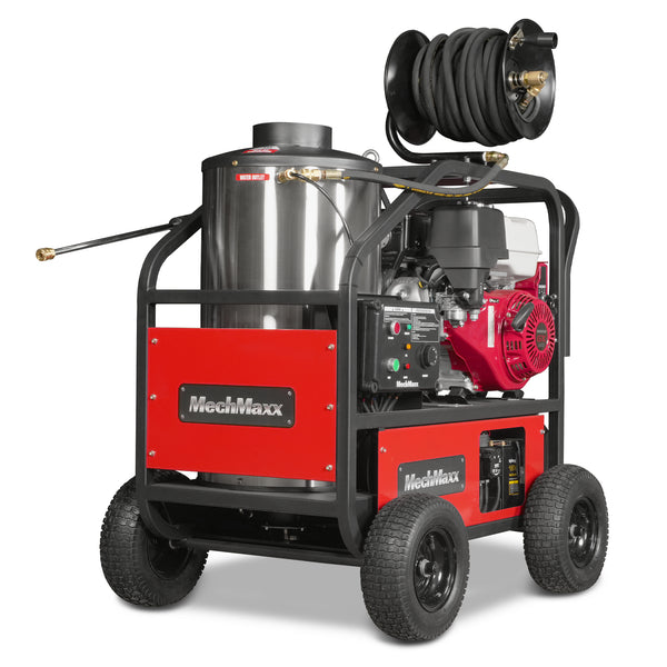 4000 PSI 4 GPM HONDA E-Start Engine Hot Water Pressure Washer with Hos