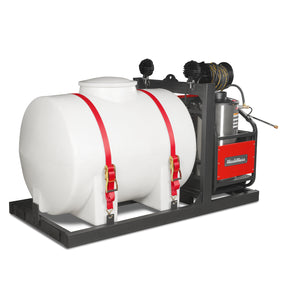 4000 PSI 4 GPM HONDA E-Start Engine Hot Water Pressure Washer Skid Mounted with 245 Gal Tank, HPW40HBT