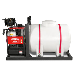 4000 PSI 4 GPM HONDA E-Start Engine Hot Water Pressure Washer Skid Mounted with 245 Gal Tank, HPW40HBT