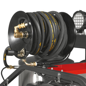 4000 PSI 4 GPM HONDA E-Start Engine Hot Water Pressure Washer Skid Mounted with 245 Gal Tank, HPW40HBT