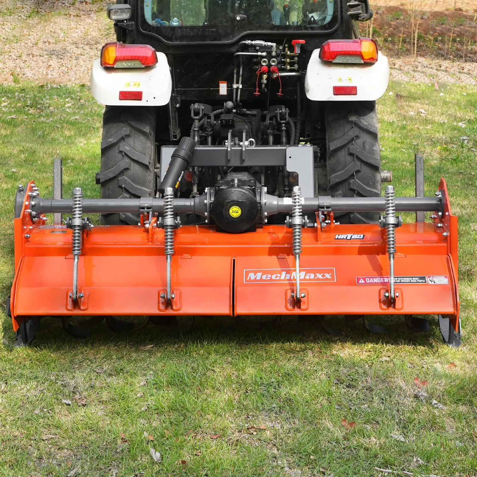 80 in Heavy Duty Rotary Tiller,  3 Point Hitch Cat.2,  Gear Drive,  PTO Shaft Included with Slip Clutch,  40-80 HP,  HRT80