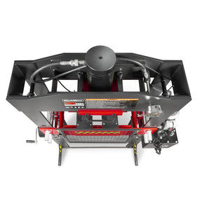 75 Ton H-Frame Electric Hydraulic Shop Press with Hand Winch,  110V Motor,  Fully Welded Steel Frame,  Safety Guard,  Foot Pedal Control,  HSP75E