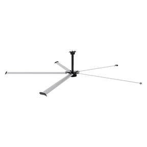 24FT HVLS Industrial Ceiling Fan 220V 1-Phase - Energy Efficient Large Area Air Circulation for Warehouses & Factories