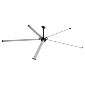 24FT HVLS Industrial Ceiling Fan 220V 1-Phase - Energy Efficient Large Area Air Circulation for Warehouses & Factories