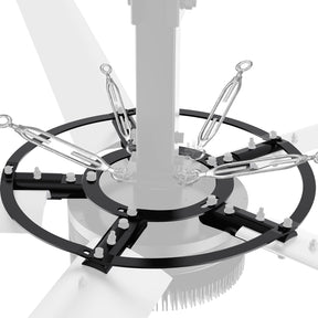 24FT HVLS Industrial Ceiling Fan 220V 1-Phase - Energy Efficient Large Area Air Circulation for Warehouses & Factories
