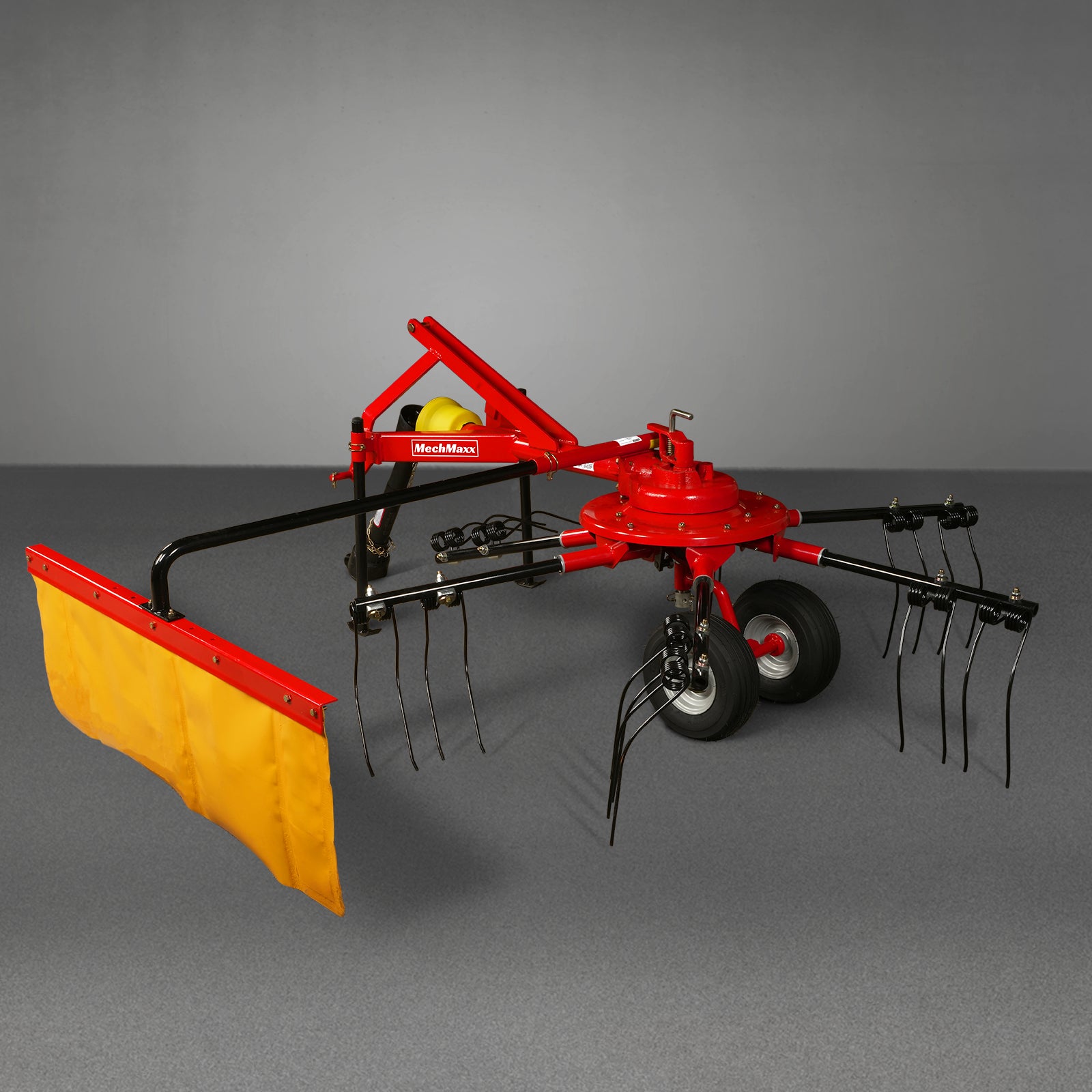 100” Mechmaxx 3-Point Hitch 6 Rotary Pull-Type Hay Tedder,HT100