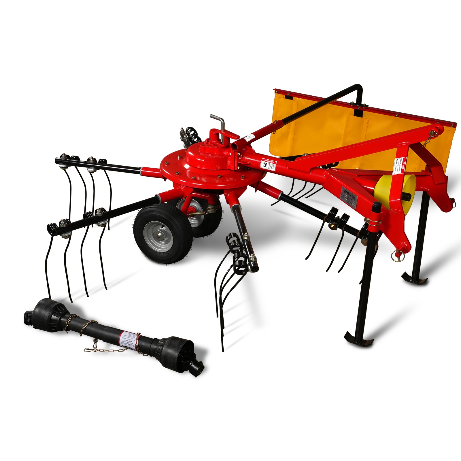 100” Mechmaxx 3-Point Hitch 6 Rotary Pull-Type Hay Tedder,HT100