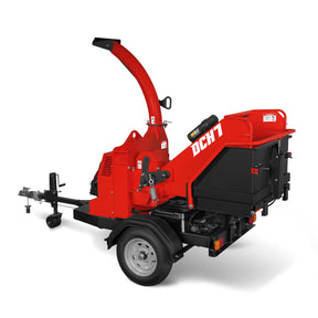 HONDA GX690 22HP 688cc Twin Cylinder Gasoline Engine Powered 7” Hydraulic Feeding Wood Chipper, DCH7