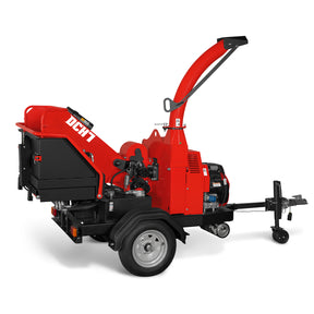 HONDA GX690 22HP 688cc Twin Cylinder Gasoline Engine Powered 7” Hydraulic Feeding Wood Chipper, DCH7