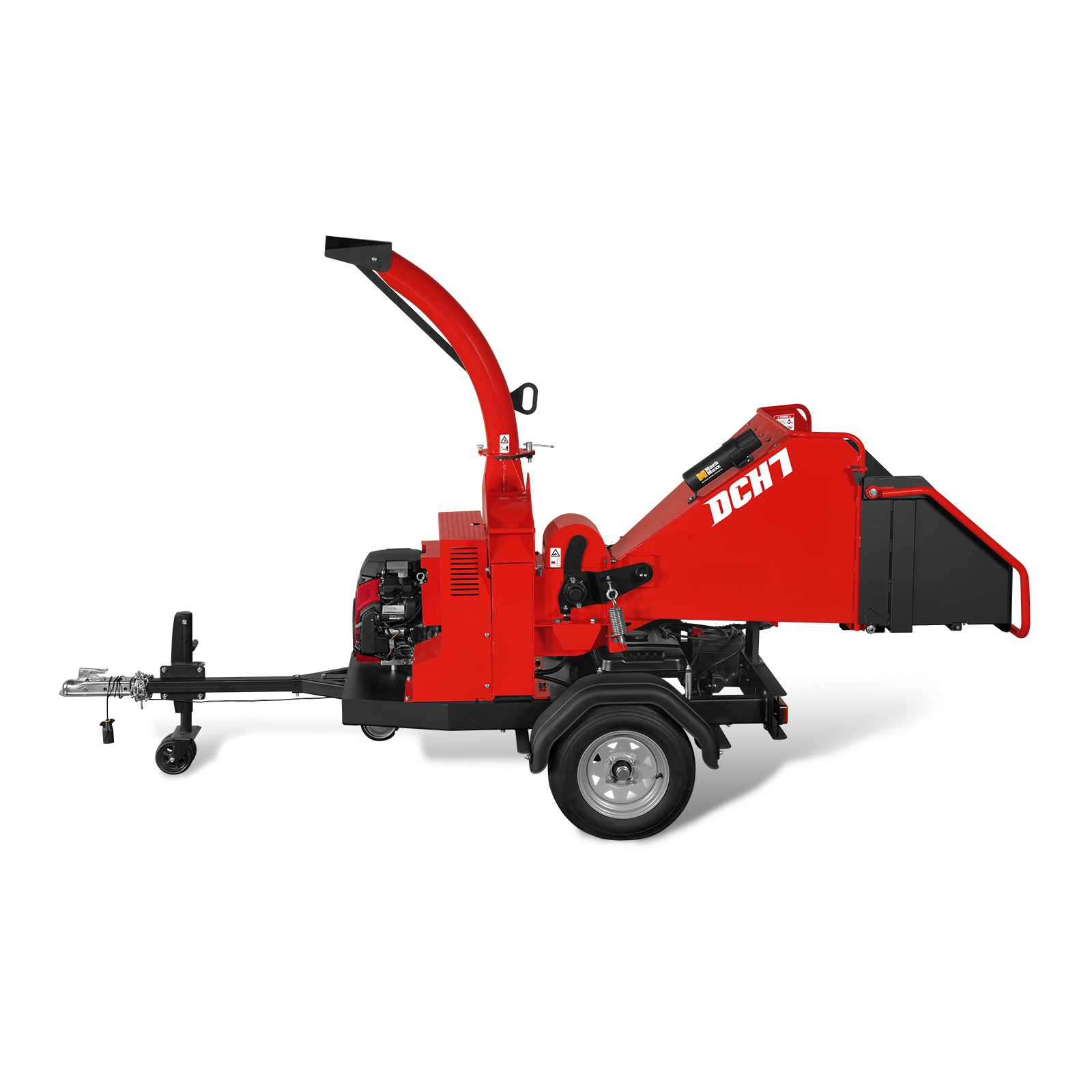 HONDA GX690 22HP 688cc Twin Cylinder Gasoline Engine Powered 7” Hydraulic Feeding Wood Chipper, DCH7