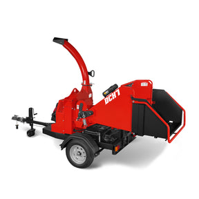 HONDA GX690 22HP 688cc Twin Cylinder Gasoline Engine Powered 7” Hydraulic Feeding Wood Chipper, DCH7