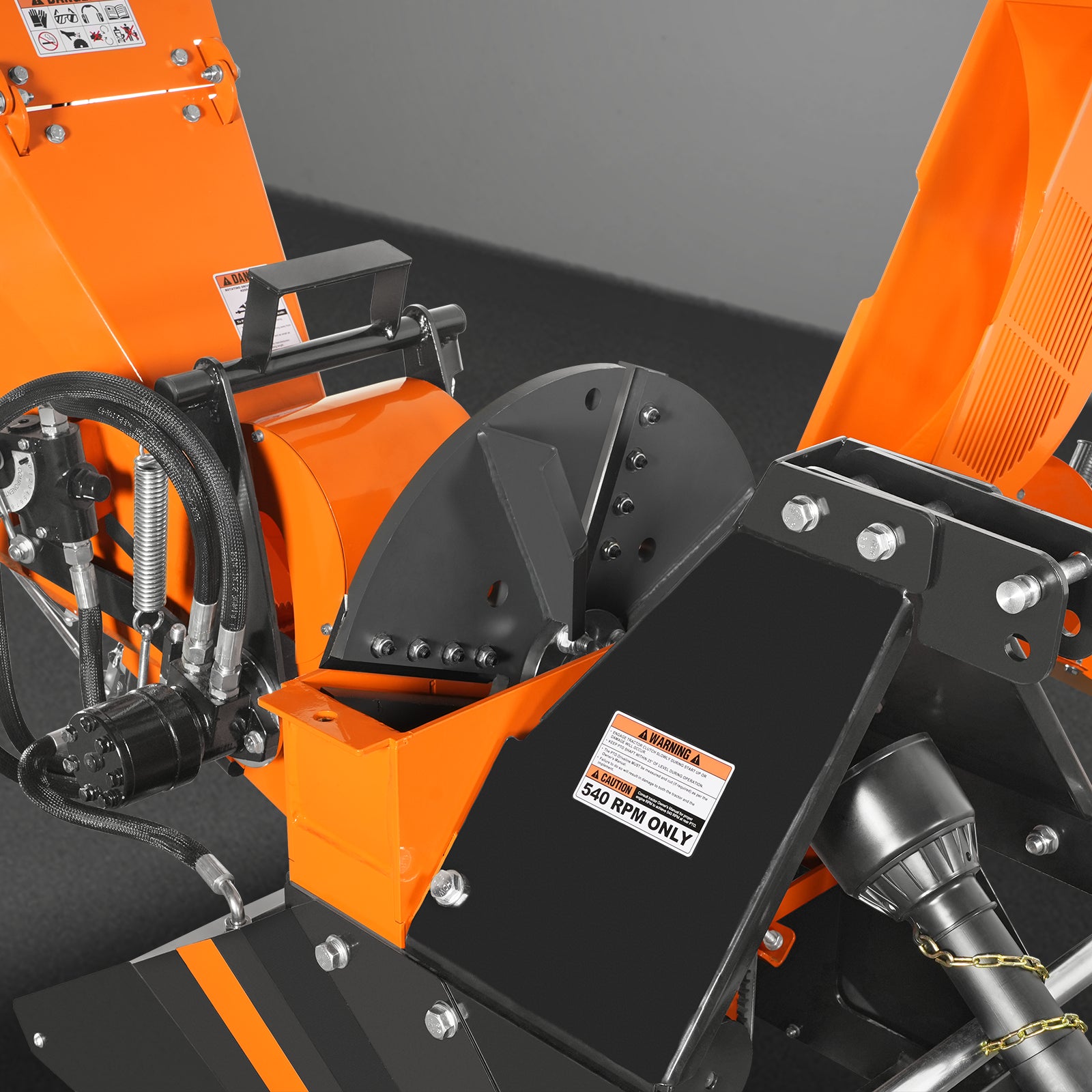 6in, 20-50 HP, 3 Point Hydraulic Wood Chipper For Tractors , WC68H