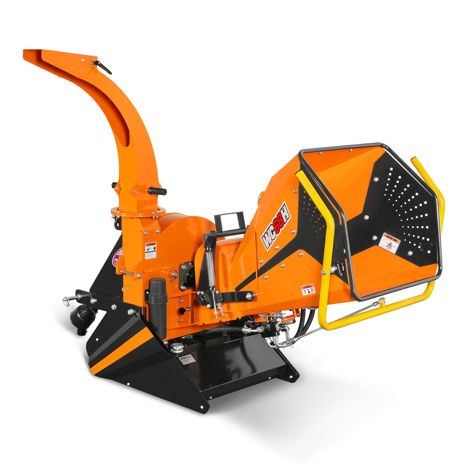 6in, 20-50 HP, 3 Point Hydraulic Wood Chipper For Tractors , WC68H