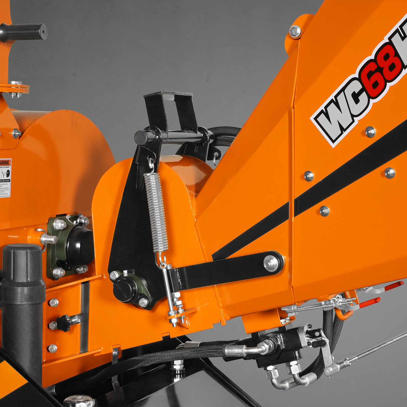 6in, 20-50 HP, 3 Point Hydraulic Wood Chipper For Tractors , WC68H