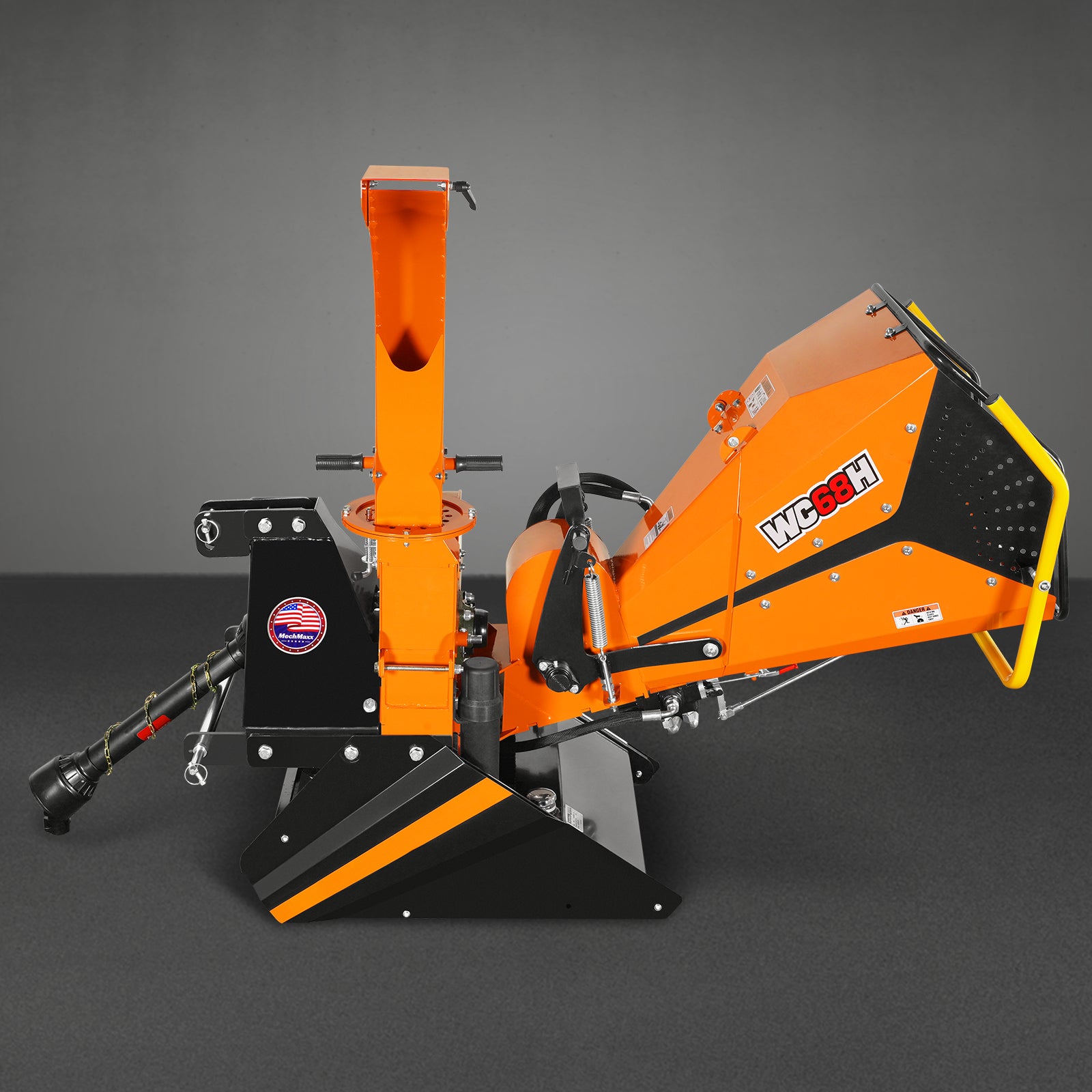 6in, 20-50 HP, 3 Point Hydraulic Wood Chipper For Tractors , WC68H