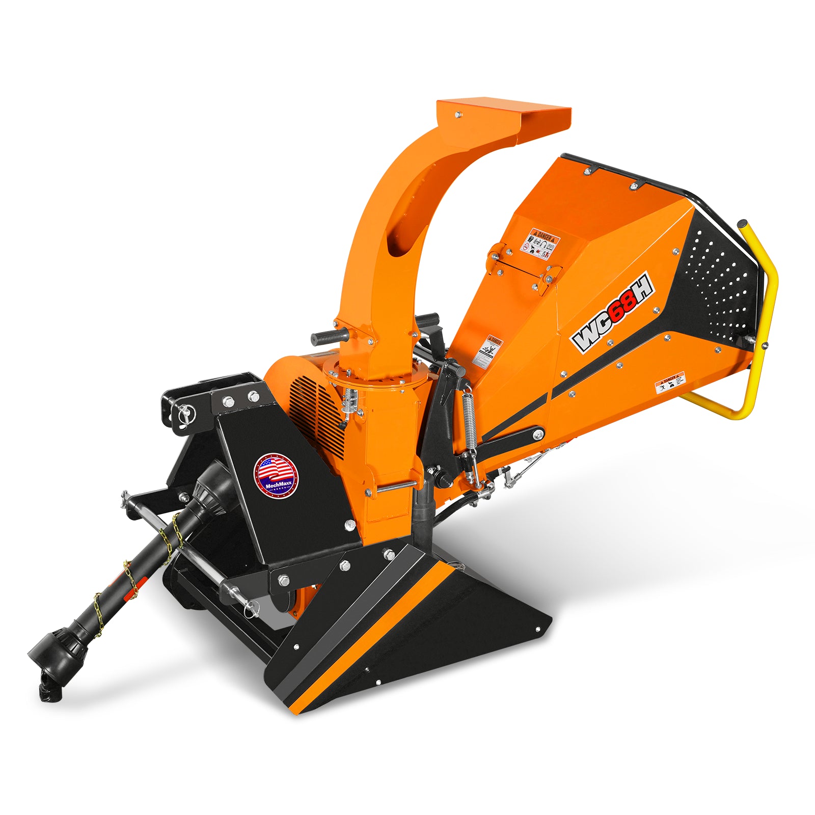 6in, 20-50 HP, 3 Point Hydraulic Wood Chipper For Tractors , WC68H