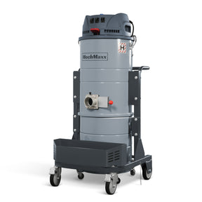 Industrial Wet/Dry Vacuum Cleaner with HEPA Filter Three Motor 3.3 HP 285 CFM 16 Gallon - 110V 1 Phase, IVA3M