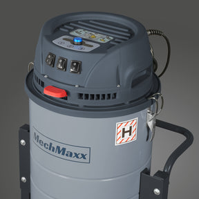 Industrial Wet/Dry Vacuum Cleaner with HEPA Filter Three Motor 3.3 HP 285 CFM 16 Gallon - 110V 1 Phase, IVA3M