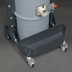 Industrial Wet/Dry Vacuum Cleaner with HEPA Filter Three Motor 3.3 HP 285 CFM 16 Gallon - 110V 1 Phase, IVA3M
