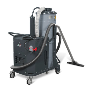 Industrial Wet/Dry Vacuum Cleaner with HEPA Filter Continuous Duty 8.6 HP 364 CFM 26.4 Gallon - 230V 3Phase, IVB230