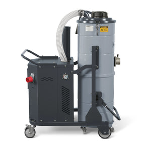 Industrial Wet/Dry Vacuum Cleaner with HEPA Filter Continuous Duty 8.6 HP 364 CFM 26.4 Gallon - 230V 3Phase, IVB230