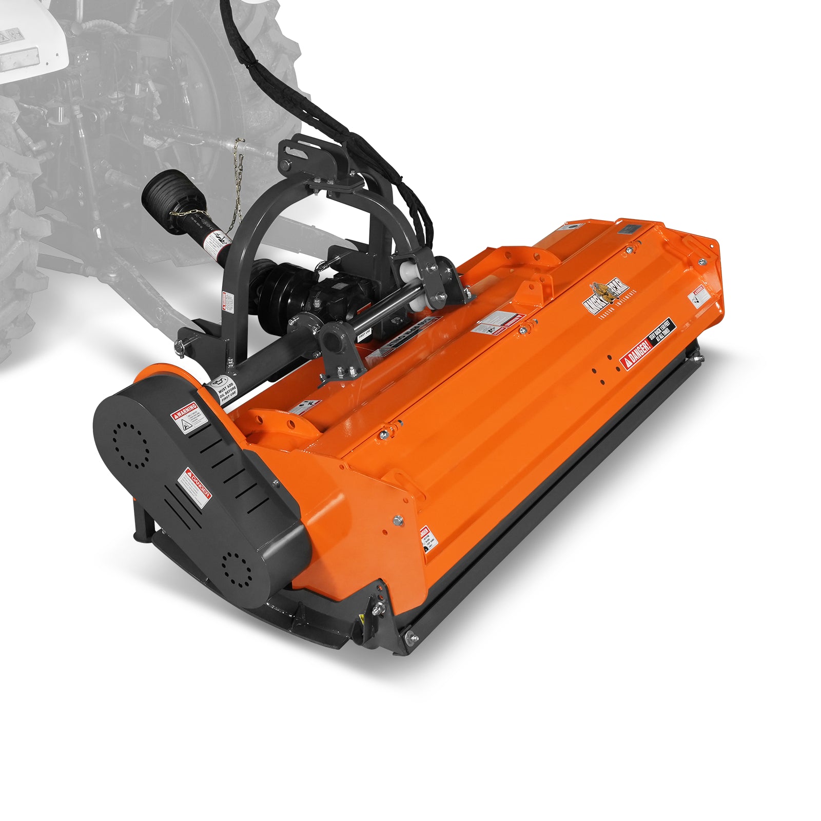 72" Heavy Duty PTO Flail Mower with Hydraulic Side Shift 3 Point 50-75 hp, KDK72H