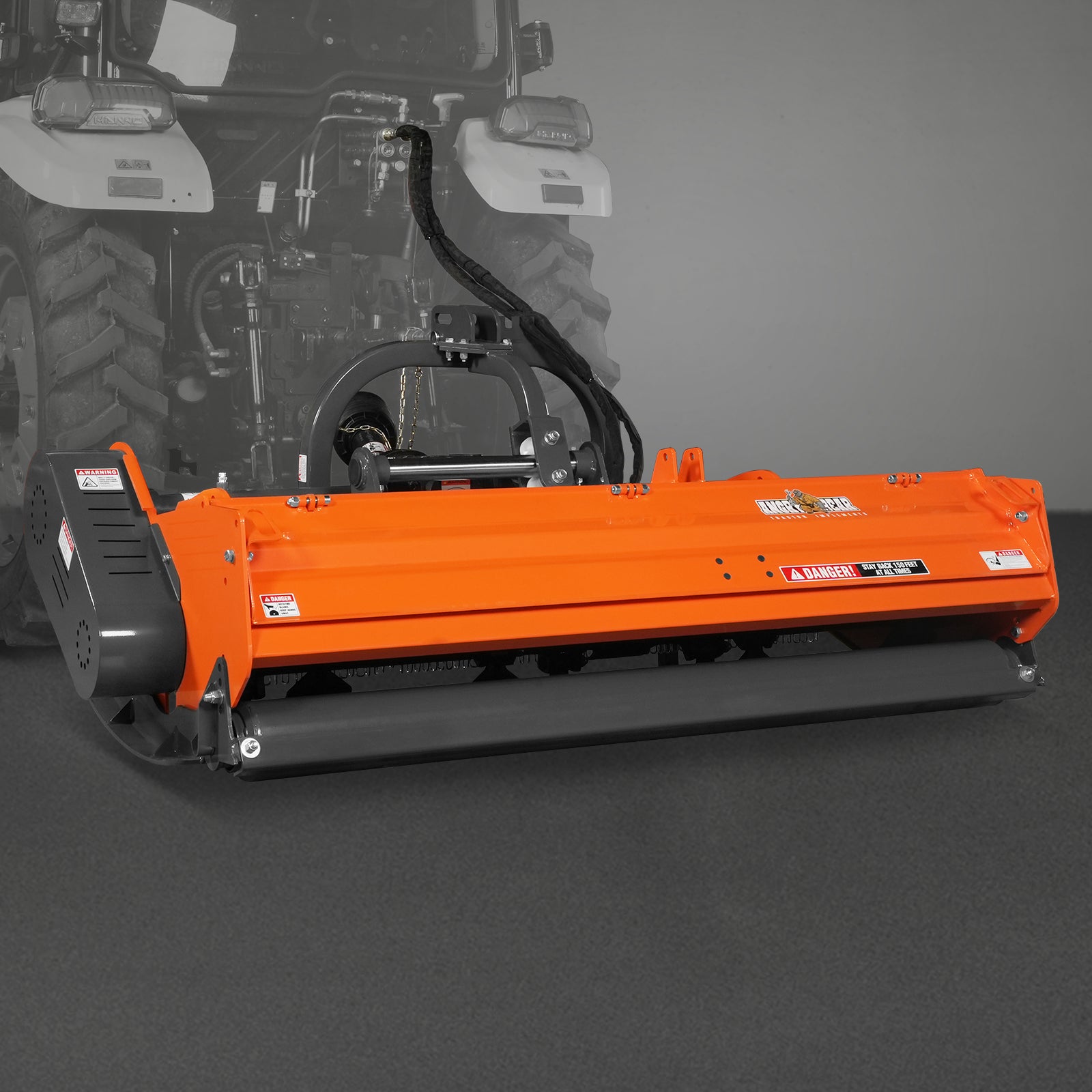 72" Heavy Duty PTO Flail Mower with Hydraulic Side Shift 3 Point 50-75 hp, KDK72H