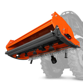 72" Heavy Duty PTO Flail Mower with Hydraulic Side Shift 3 Point 50-75 hp, KDK72H