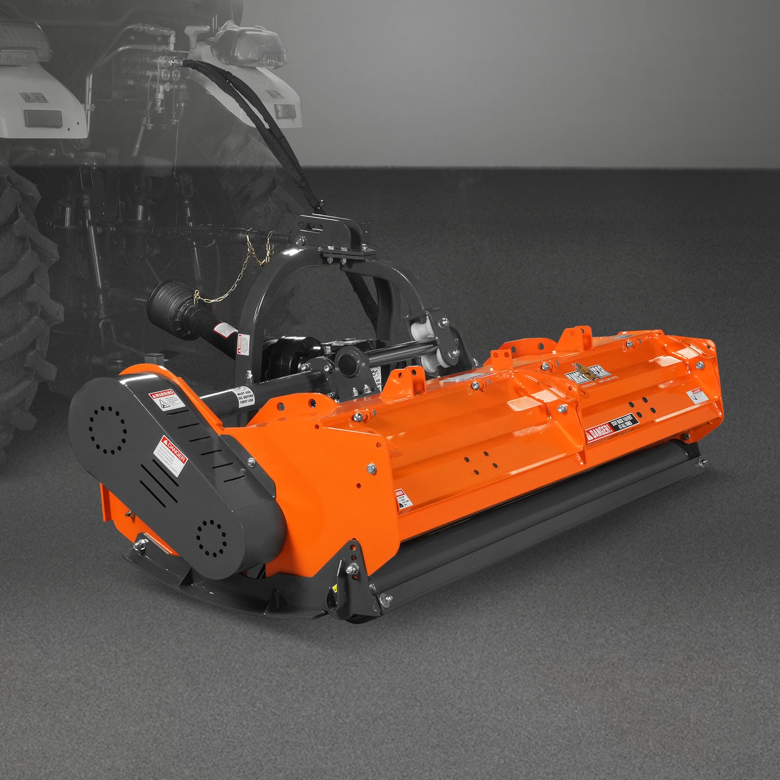 78" Heavy Duty PTO Flail Mower with Hydraulic Side Shift 3 Point 50-85 hp, KDK78H