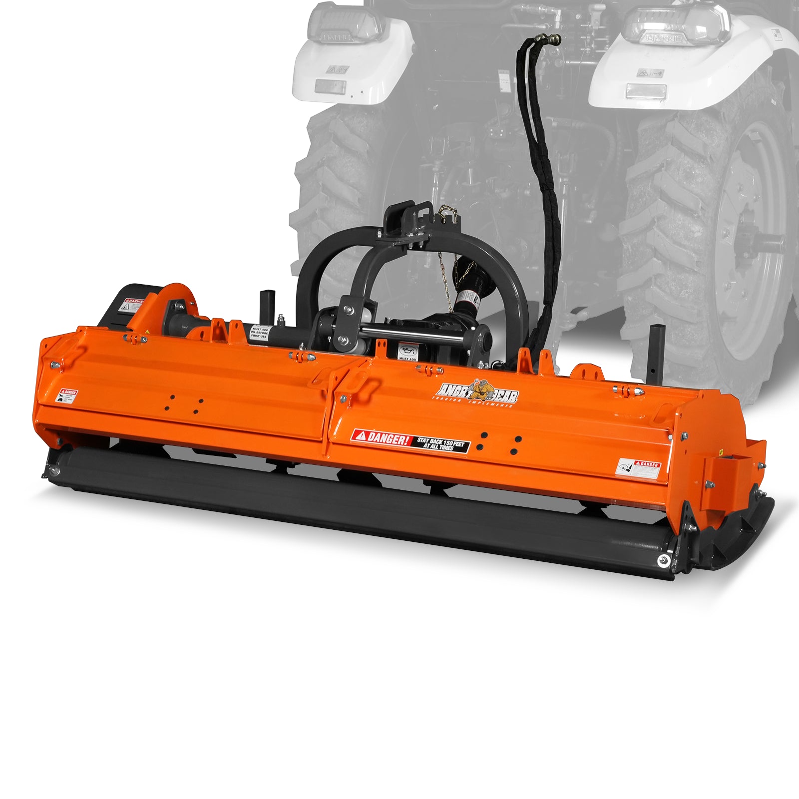 78" Heavy Duty PTO Flail Mower with Hydraulic Side Shift 3 Point 50-85 hp, KDK78H