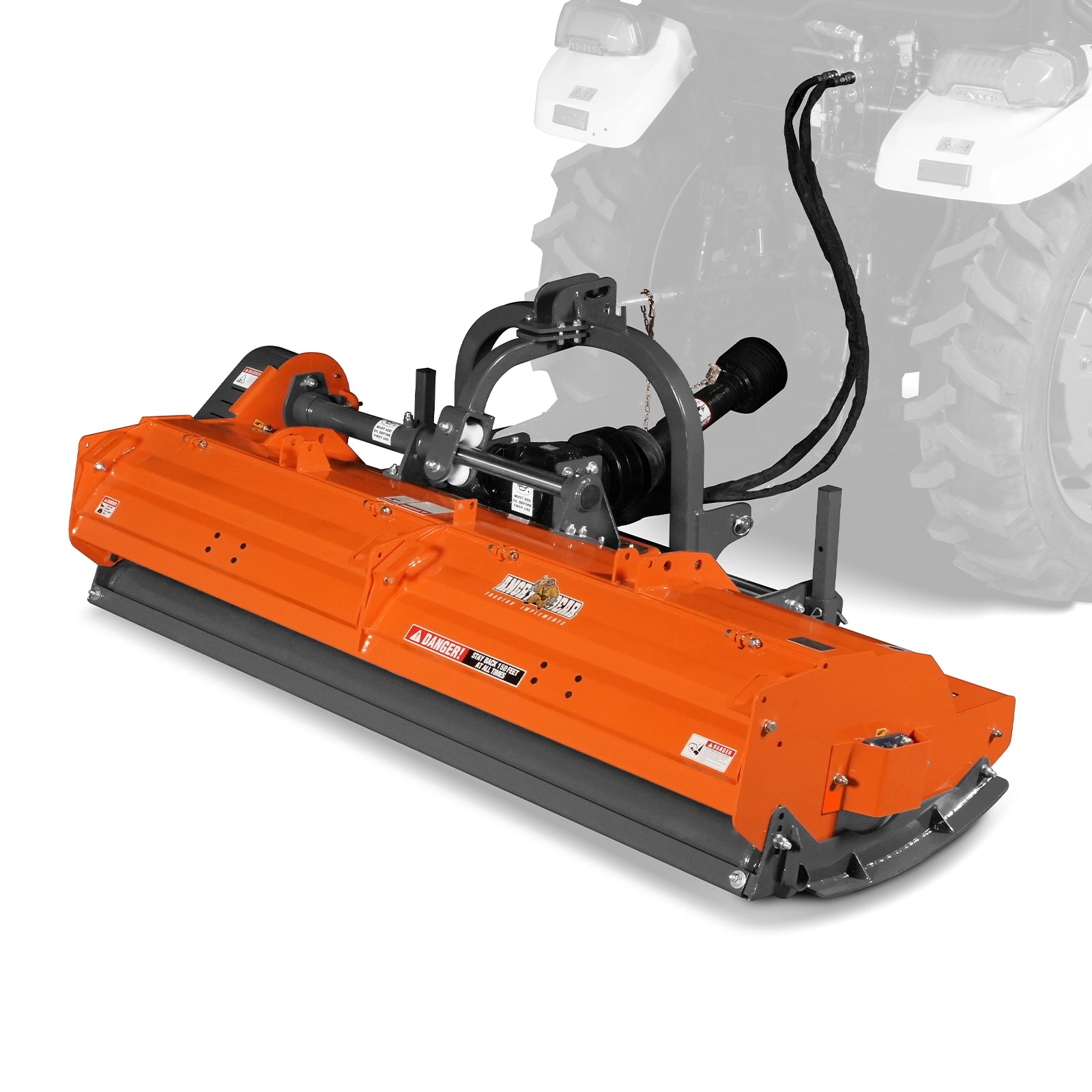 87" Heavy Duty PTO Flail Mower with Hydraulic Side Shift 3 Point 50-90 hp, KDK87H