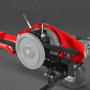 34 Ton Kinetic Fast Log Splitter, 7 HP Ducar Gasoline Engine, 28" Log Diameter Capacity, 3-Sec Cycle Time, KT34