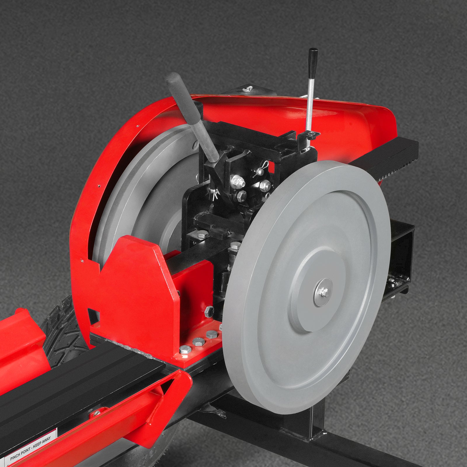 34 Ton Kinetic Fast Log Splitter, 7 HP Ducar Gasoline Engine, 28" Log Diameter Capacity, 3-Sec Cycle Time, KT34