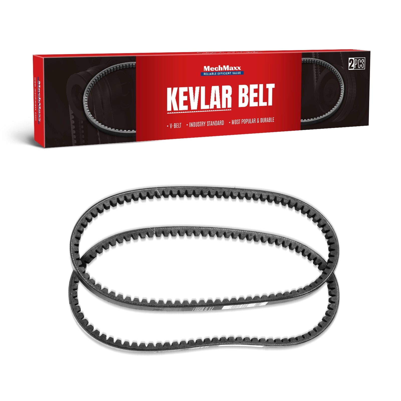 ( 1 Pack / 2 Pcs ) Kevlar V-Belts for Wood Chipper P4205, 17*900Li  (SKU: 110601; 110602）