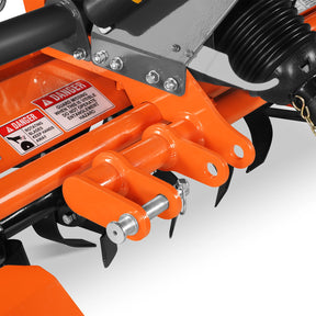 53 in Rotary Tiller, 3 Point Hitch Cat.1, Chain Drive, PTO Shaft Included with Shear Bolt, 18–35 HP, LRT53