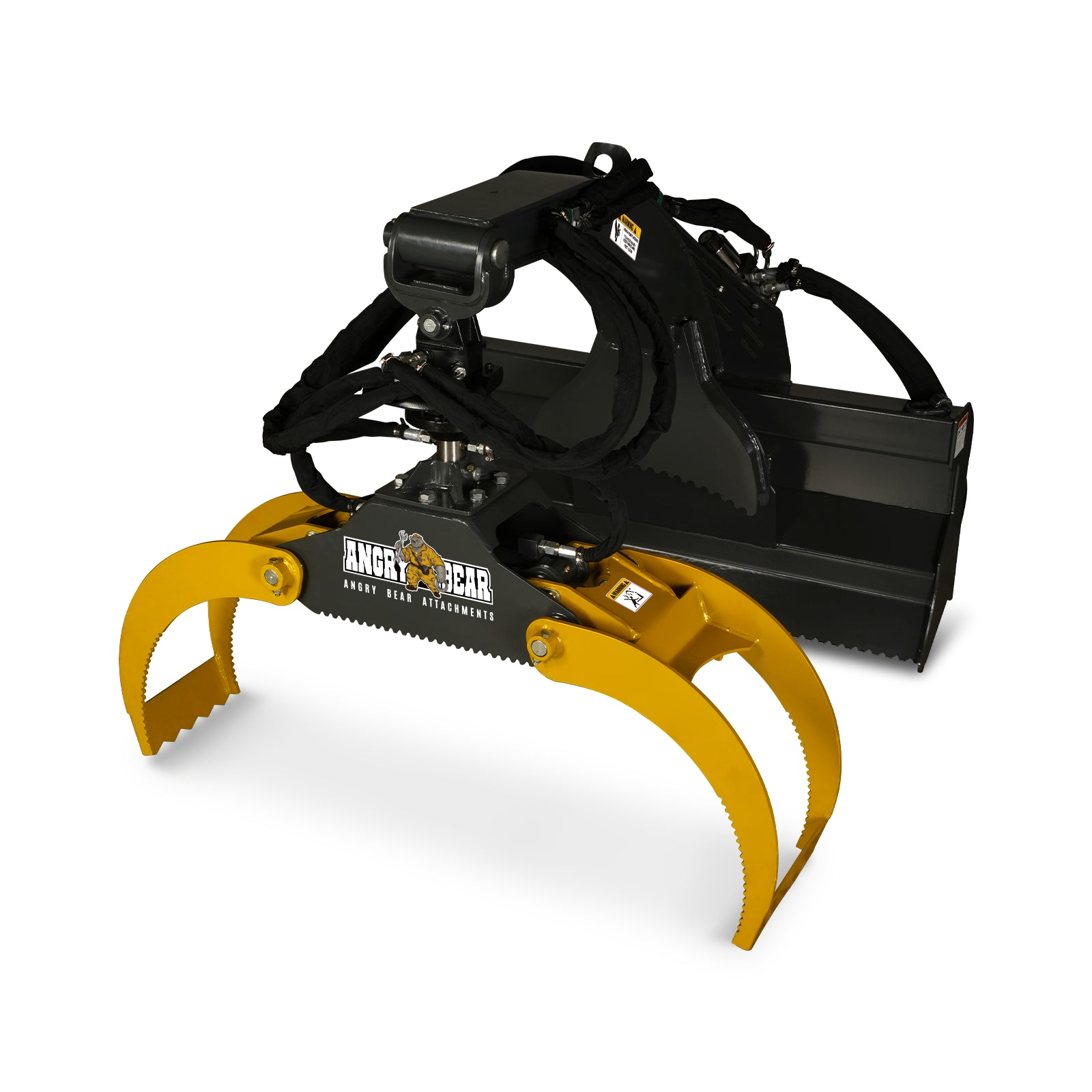 50" Skid Steer Rotary Log Grapple, 360° Rotation, 3000 Lbs Capacity