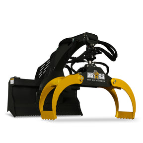 50" Skid Steer Rotary Log Grapple, 360° Rotation, 3000 Lbs Capacity