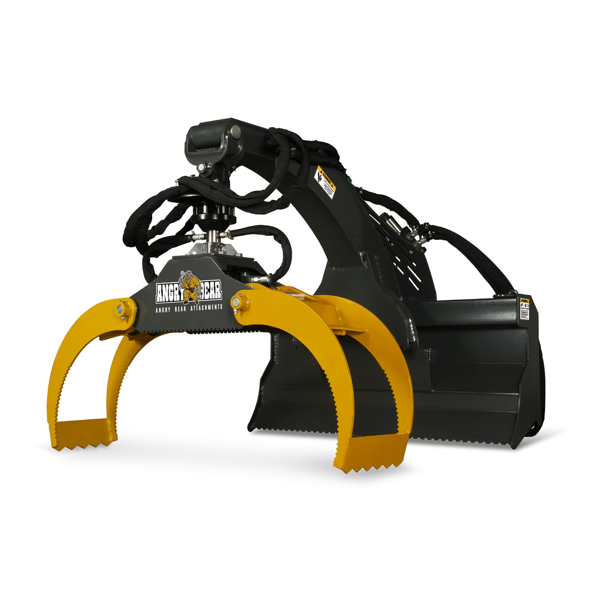 50" Skid Steer Rotary Log Grapple, 360° Rotation, 3000 Lbs Capacity