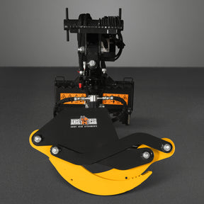 59" Multi-purpose Hydraulic Rotating Log Grapple For Mini Skid Steer, 1500lbs Lift Capacity, 360° Rotational Ability