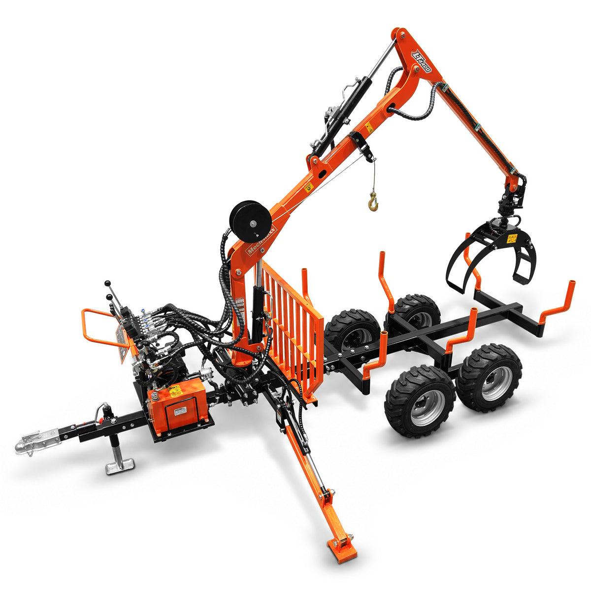 4400 lbs Load Capacity Log Loader Trailer 440lbs Lift Capacity, LT4400