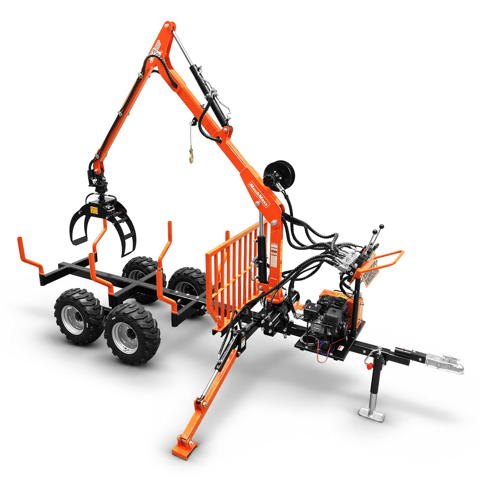 4400 lbs Load Capacity Log Loader Trailer 440lbs Lift Capacity, LT4400