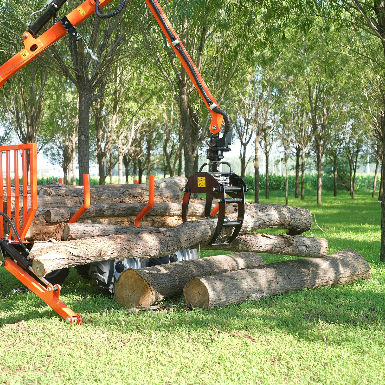 4400 lbs Load Capacity Log Loader Trailer 440lbs Lift Capacity, LT4400