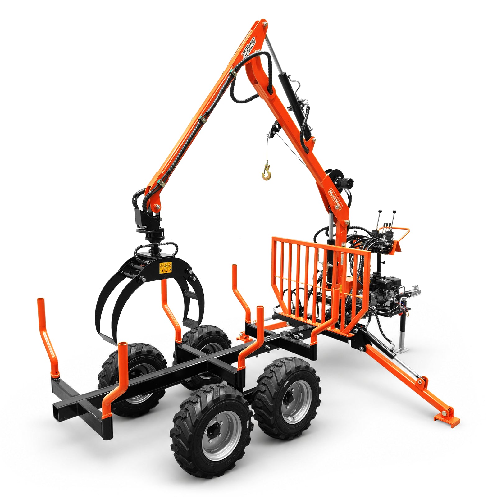 4400 lbs Load Capacity Log Loader Trailer 440lbs Lift Capacity, LT4400