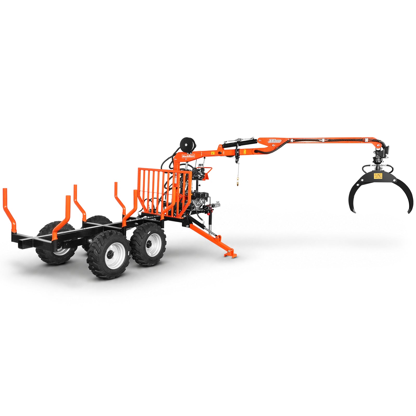 4400 lbs Load Capacity Log Loader Trailer 440lbs Lift Capacity, LT4400