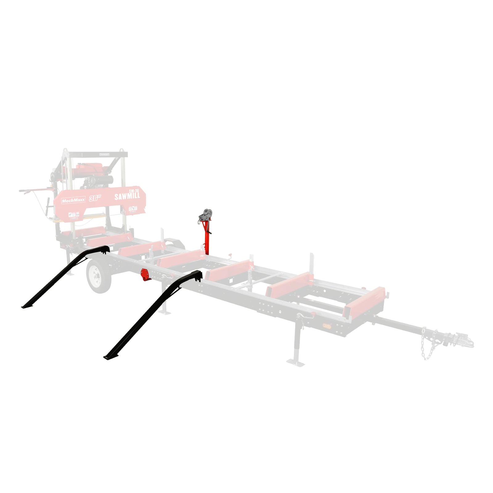 Log Loading Ramp Kit for Sawmill Trailer , SM-36MAX