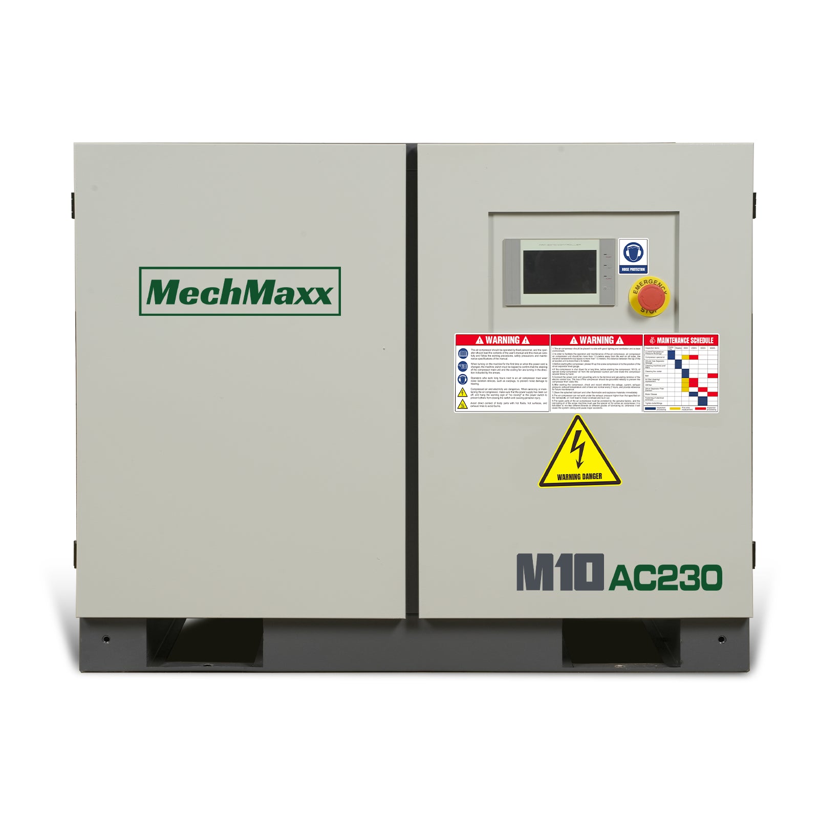 10HP Rotary Screw Air Compressor – 32 CFM, 116 PSI, 230V 3-Phase | Ind