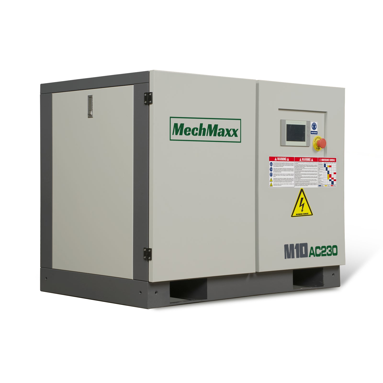 10HP Rotary Screw Air Compressor – 32 CFM, 116 PSI, 230V 3-Phase | Ind