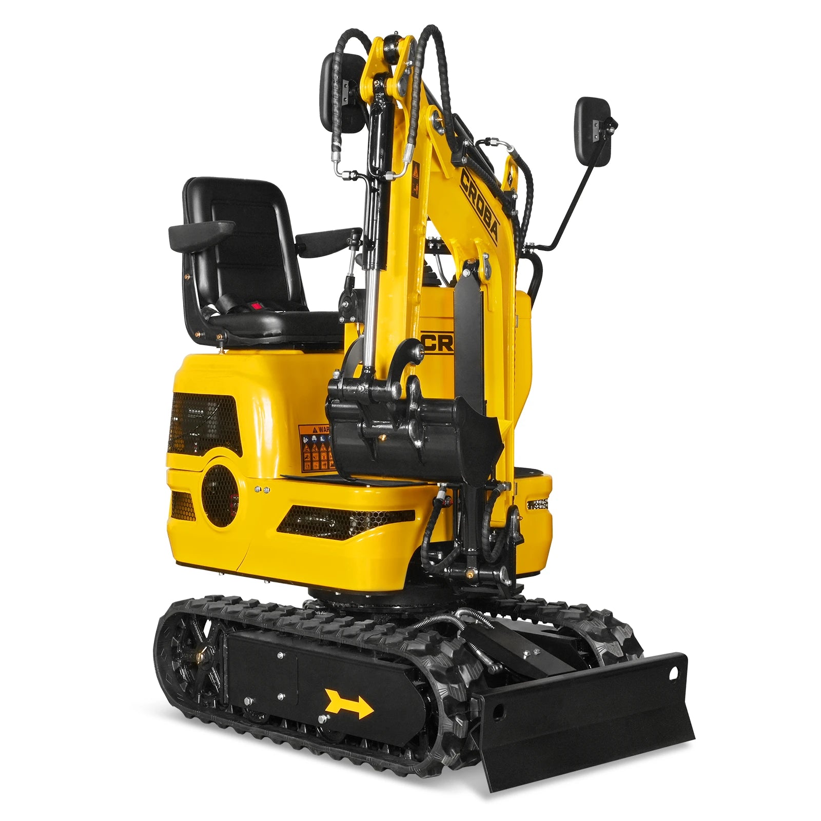 Mini Compact Excavator Loncin 300cc 9hp Engine, 43.3" Max. Digging Depth, 1510 LBS Operating Weight, MEC06